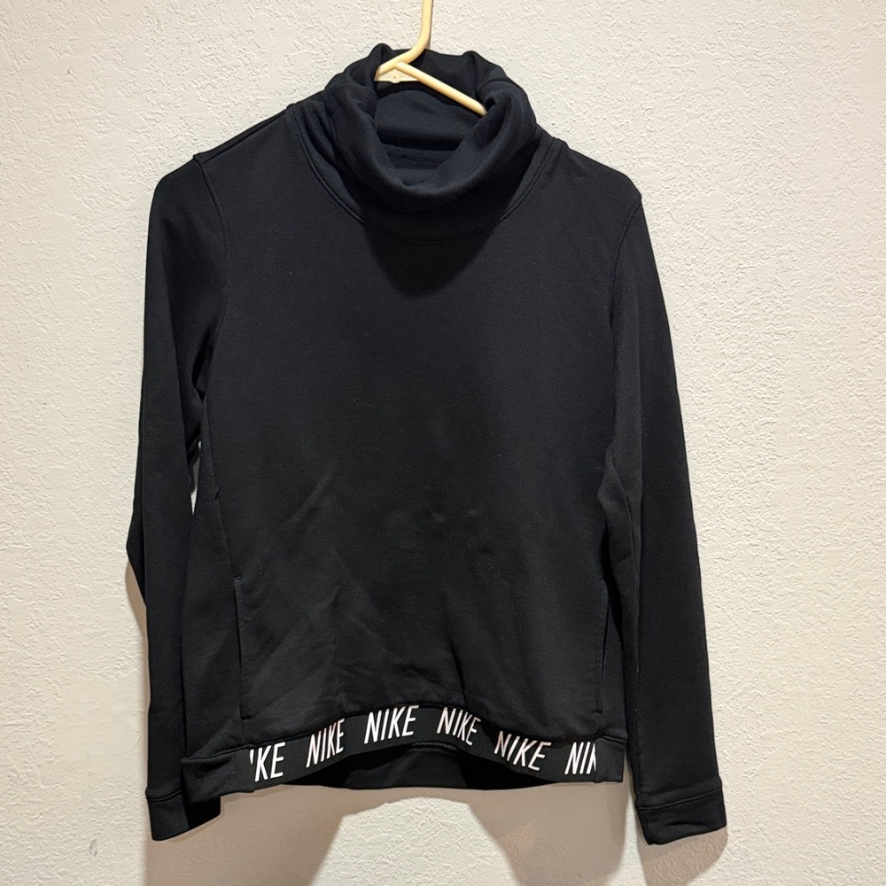 Nike Black Cowl Neck Top
